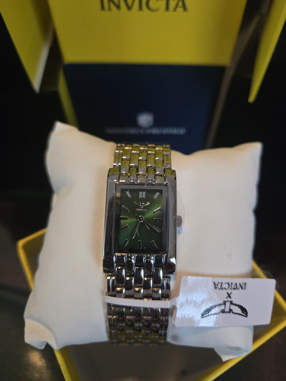 69890 Invicta Specialty I Emerald Green Dial Silver Tone 21mm Women's Watch